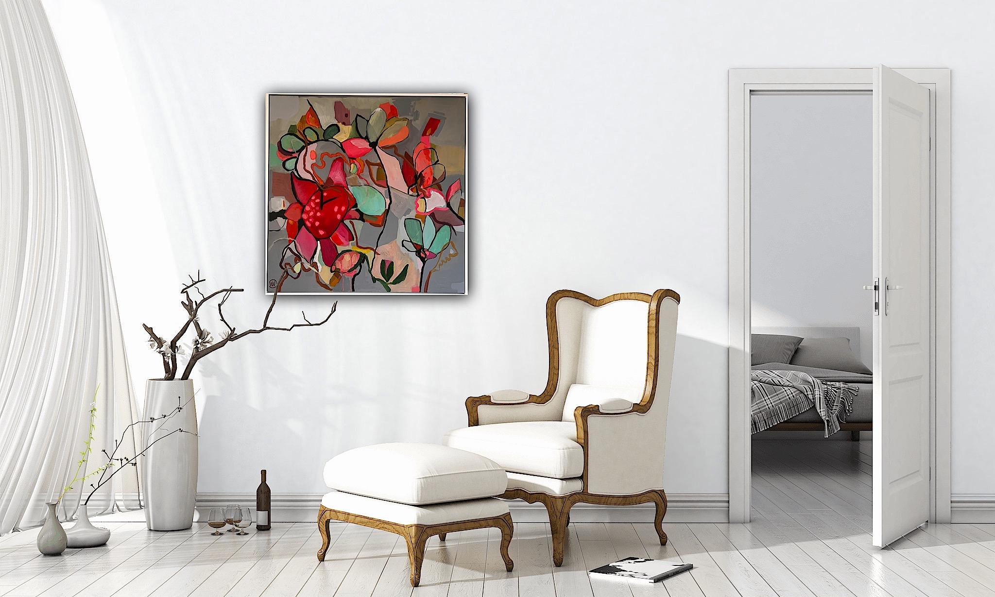 floral paintings on canvas