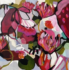 Rosalind, Originalgemälde, abstrakte Kunst, Landschaftskunst, Menschen, Stillleben