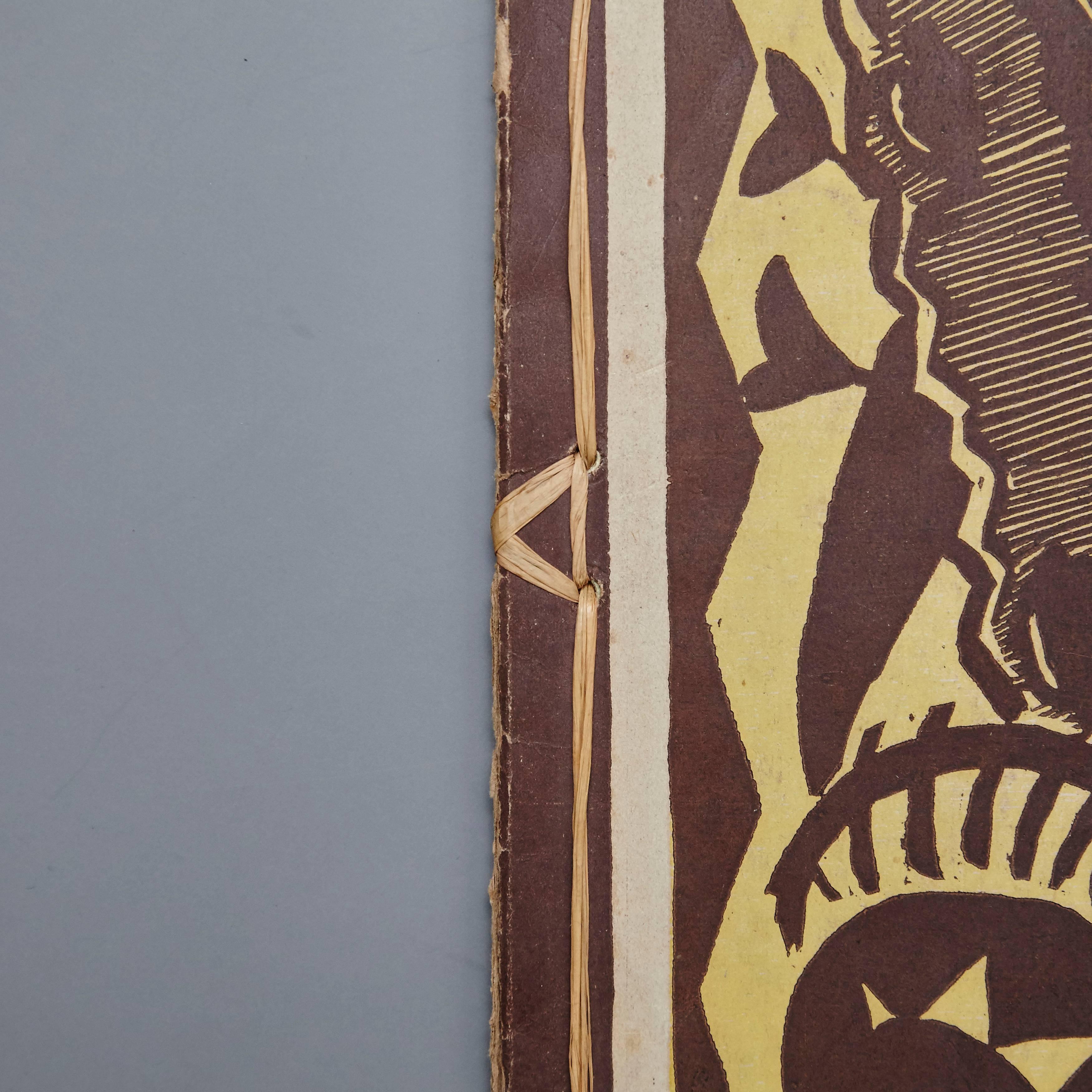 Néerlandais Wendingen, numéro 5, couverture par Josef Cantré, 1920 en vente
