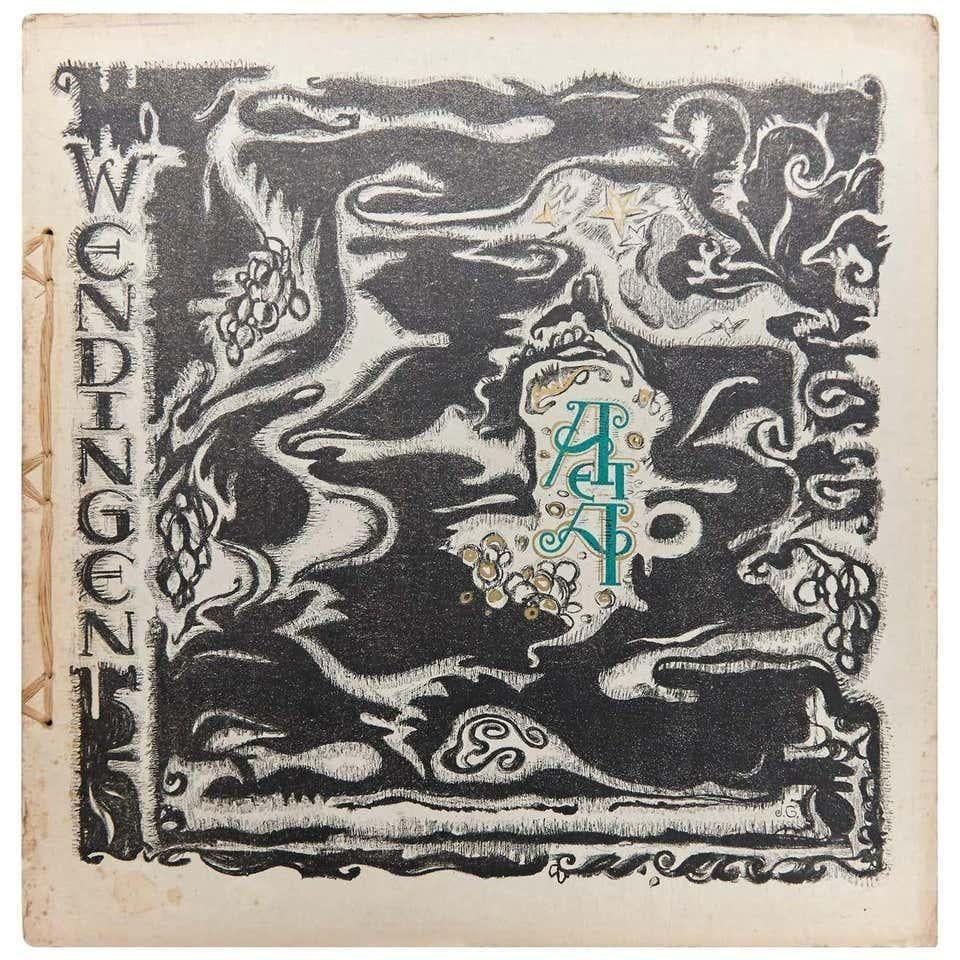 Début du 20ème siècle Wendingen, numéro 6, couverture de Jaap Gidding, 1921 en vente