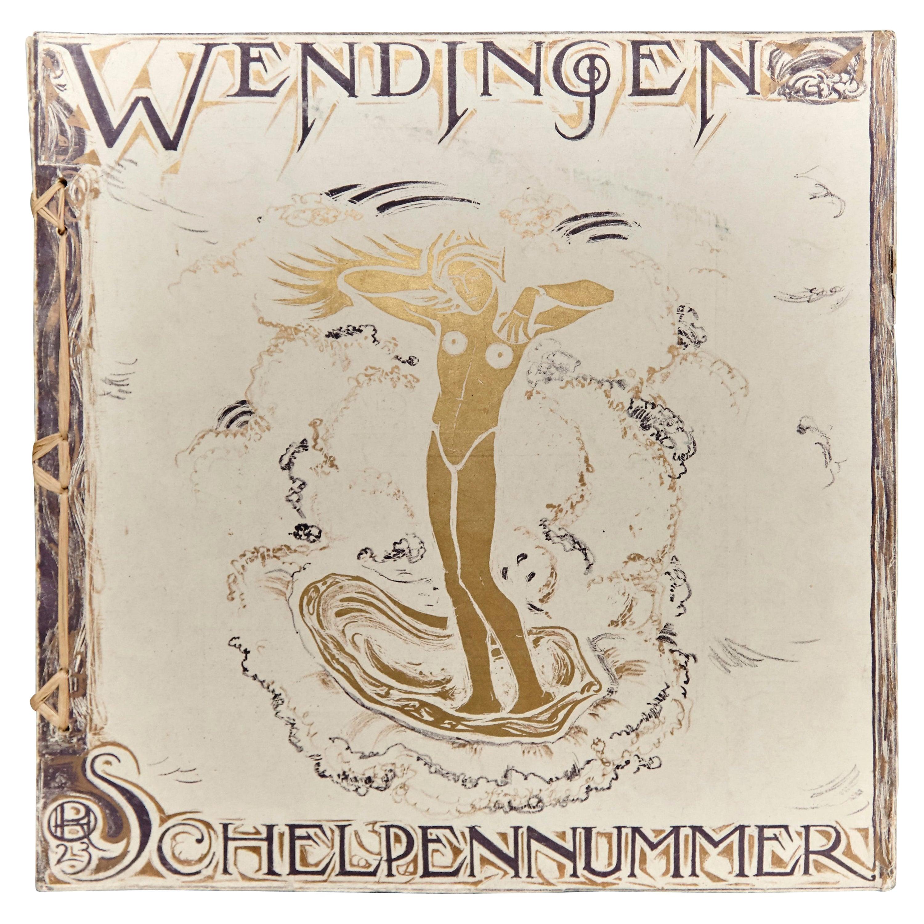 Wendingen, Issue 8/9, Cover by R.N. Roland Holst, 1923 For Sale