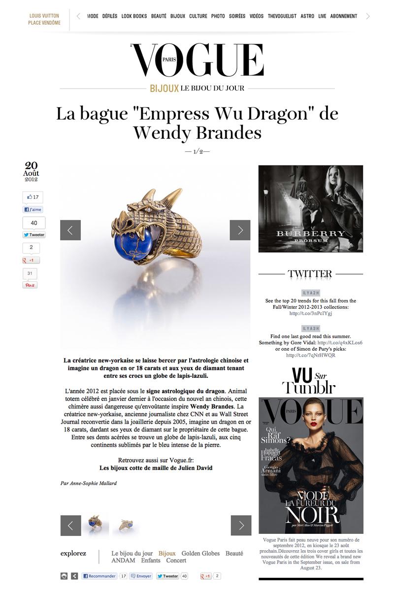 Wendy Brandes, bague Year of the Dragon 18 carats avec globe tournant en lapis-lazuli  en vente 3