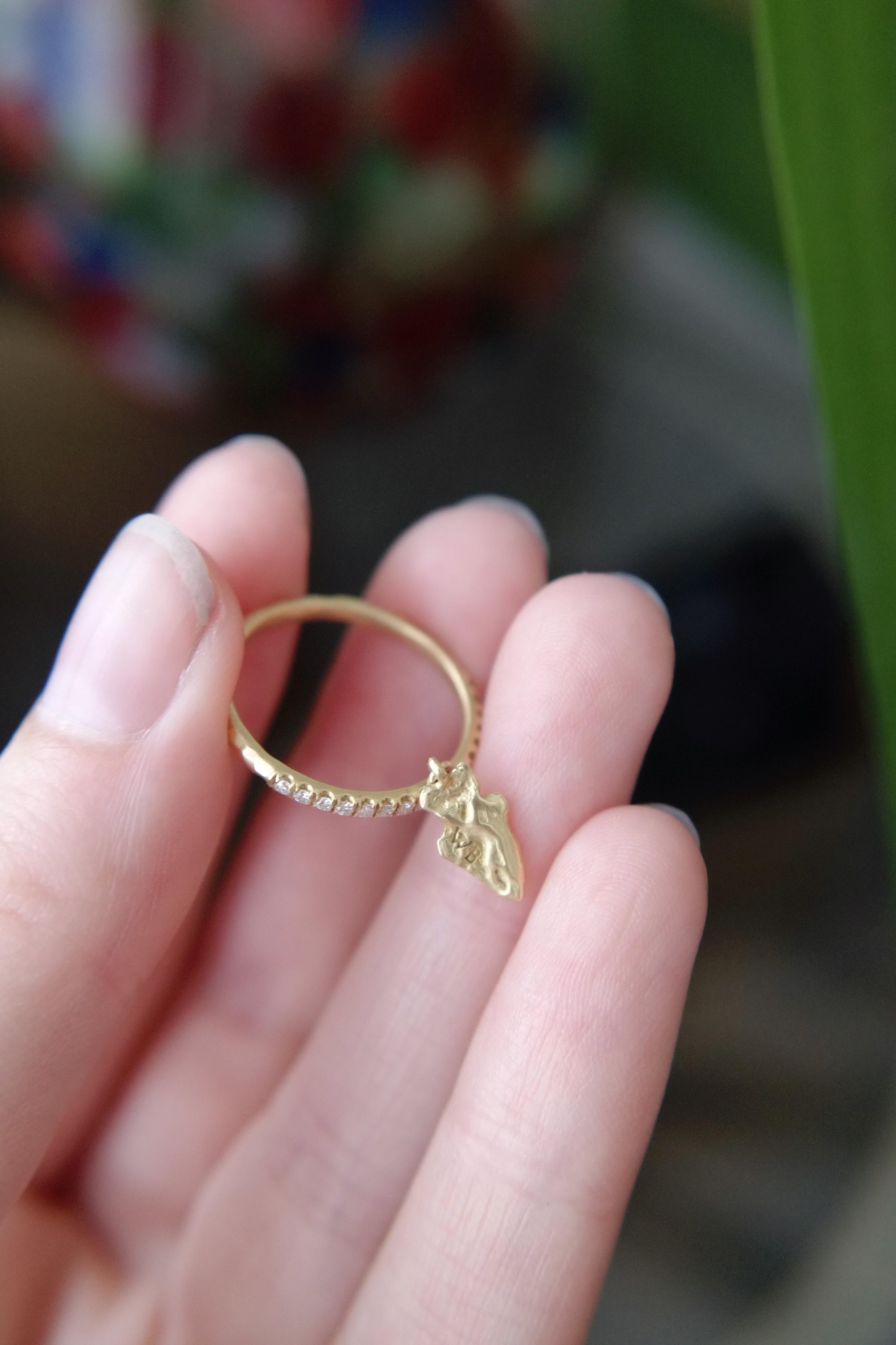 gold arrowhead charm