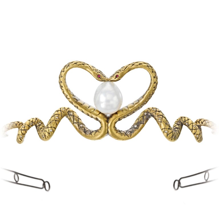 The Downton Abbey Diamond Floral Tiara worn by Lady Mary on