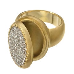 Bague "Poison" en or jaune 18 carats et diamants Wendy Brandes