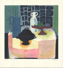 1975 Wendy Chazin 'Interior, Still Life' Contemporary Multicolor France Lithogra
