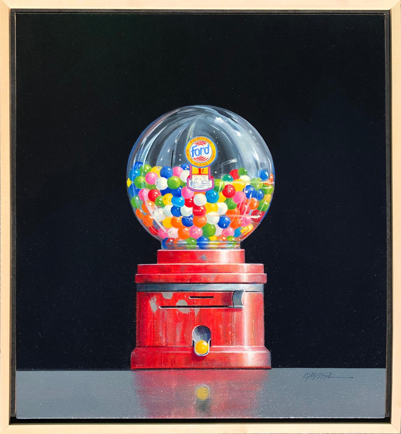 Ford Gum-ball - Painting by Wendy Chidester
