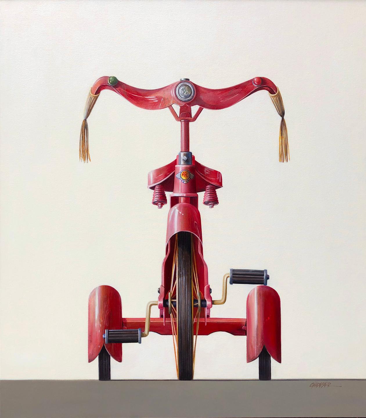 Wendy Chidester Still-Life Painting - Red Rider