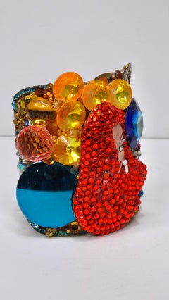 Wendy Gell Jessica Rabbit Embellished Cuff Bracelet