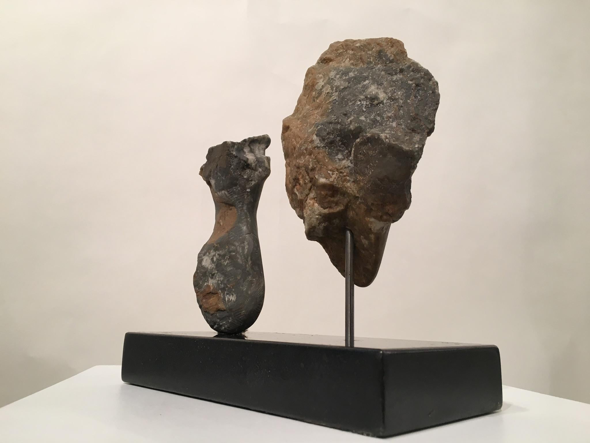 Wendy Hendelman Alabaster Head and Torso Sculpture, 2015 In Excellent Condition For Sale In New York, NY