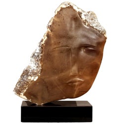 Wendy Hendelman Alabaster Head Sculpture, 2019