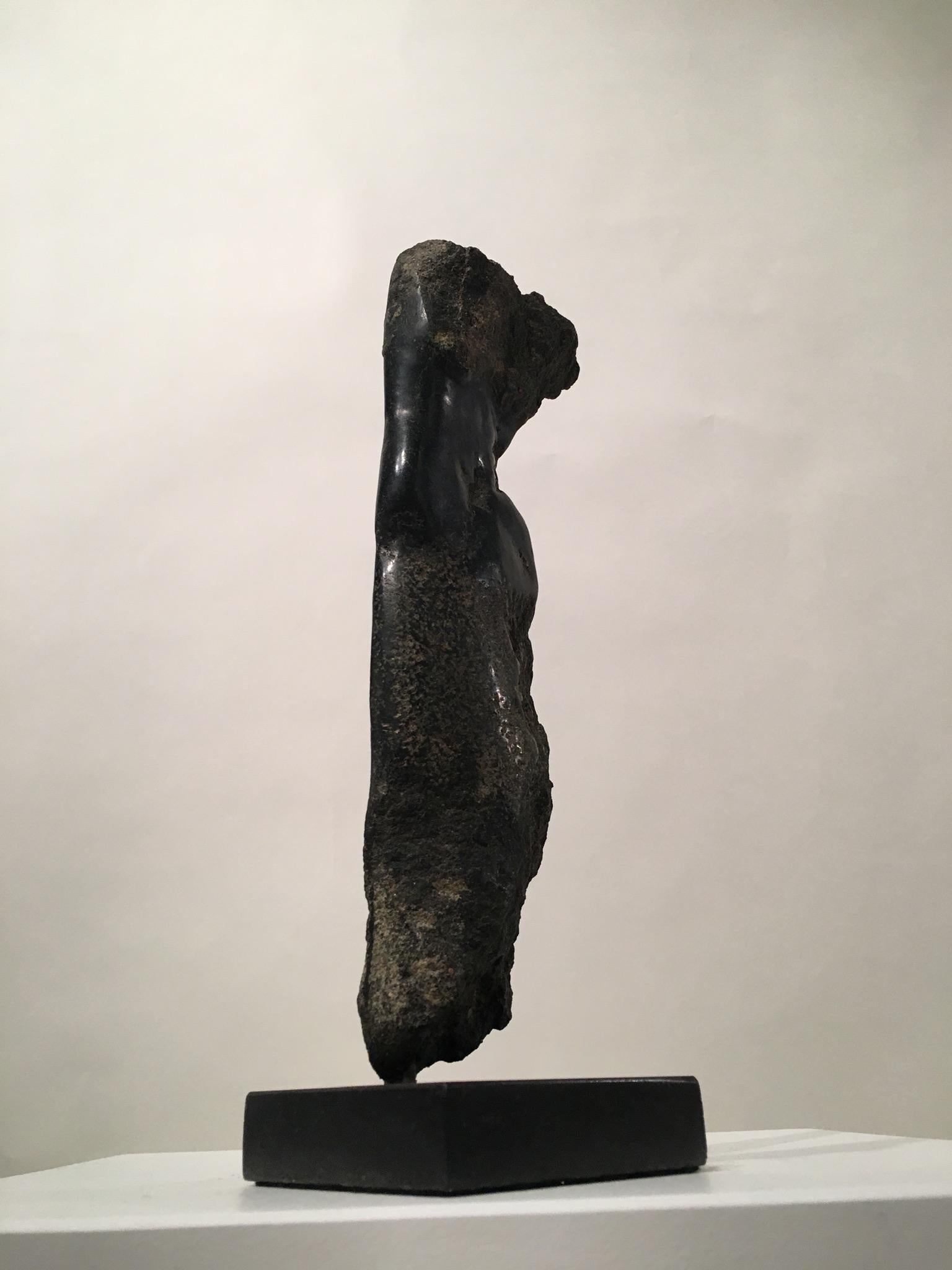 Modern Wendy Hendelman Cast Bronze Torso Sculpture, 2013 For Sale