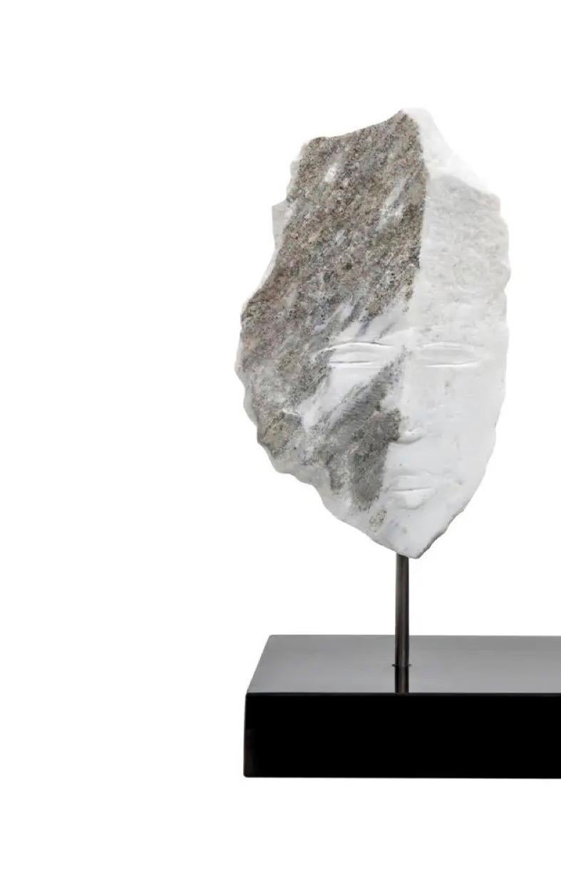 Modern Wendy Hendelman Marble Head and Torso Sculpture, 2020 For Sale