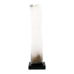Wendy Hendelman Tall White Alabaster Torso Sculpture, 2018