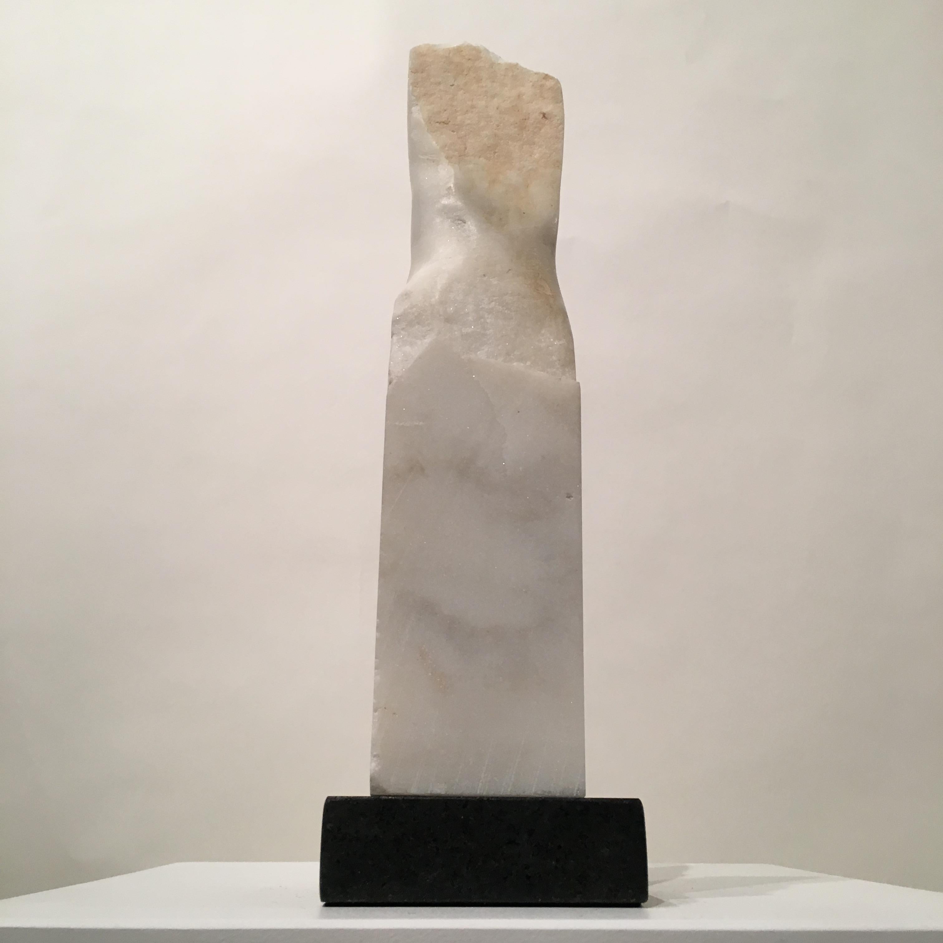 Wendy Hendelman White Marble Torso Sculpture, 2018 In Excellent Condition For Sale In New York, NY