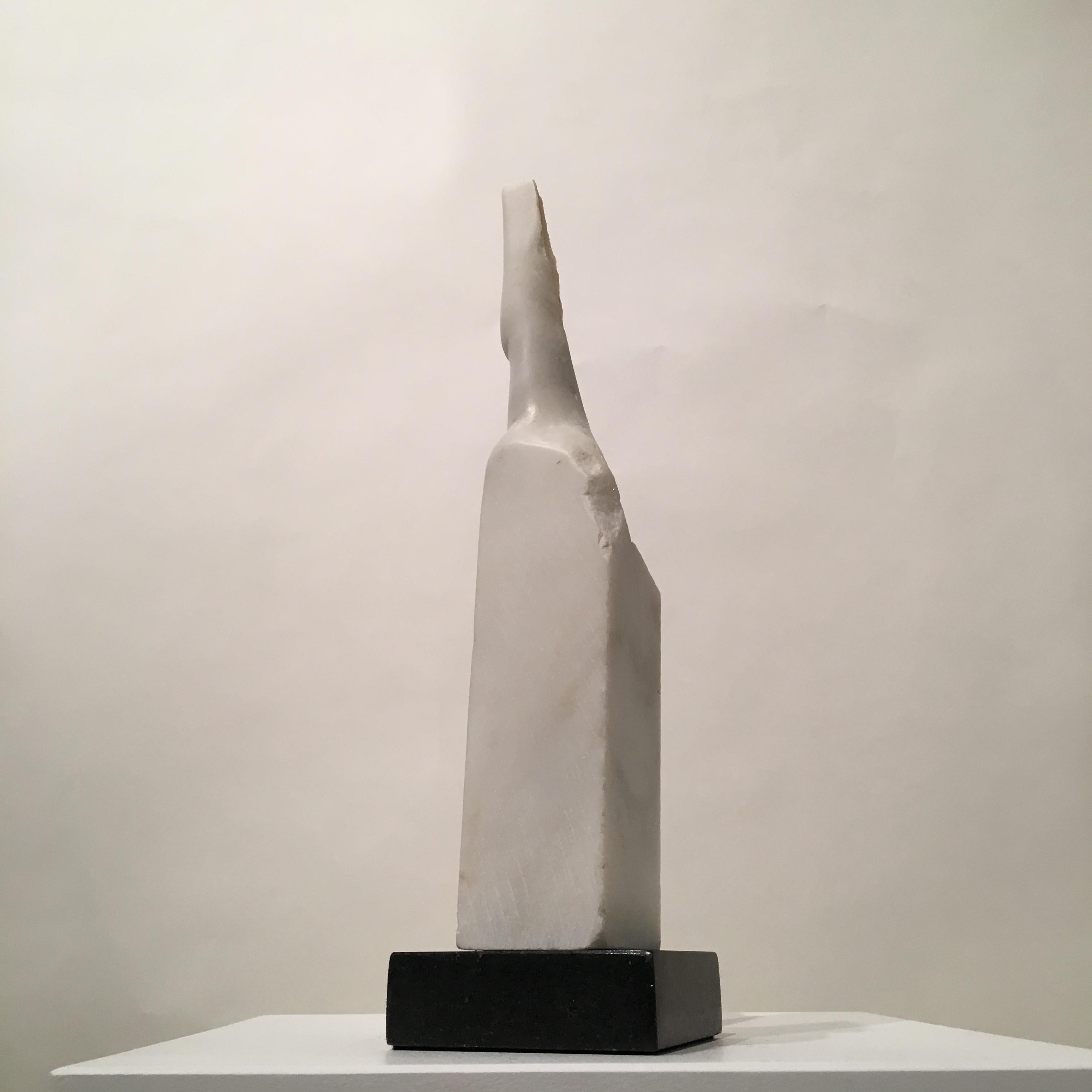 Contemporary Wendy Hendelman White Marble Torso Sculpture, 2018 For Sale