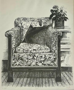 Armchair Lithograph 9/10 Mounted