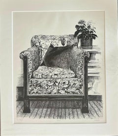 Armchair Lithograph 9/10 Mounted