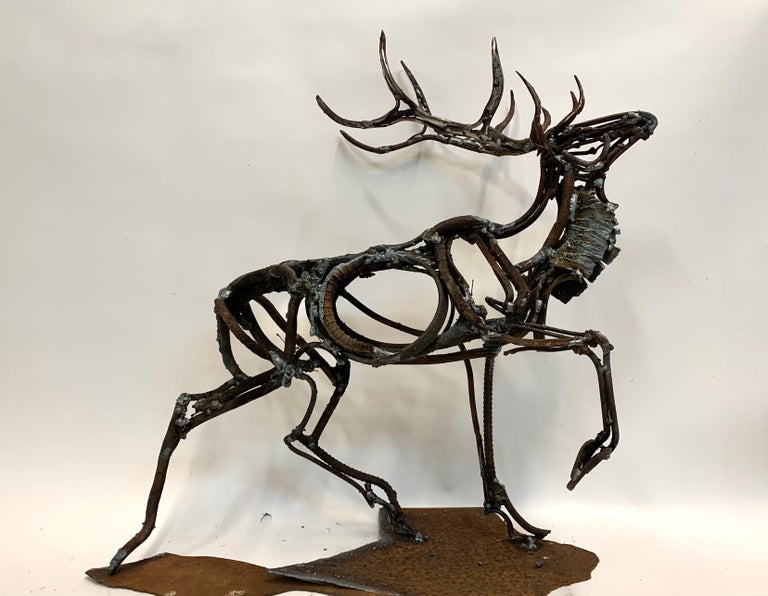 Wendy Klemperer Abstract Sculpture - Proud Elk
