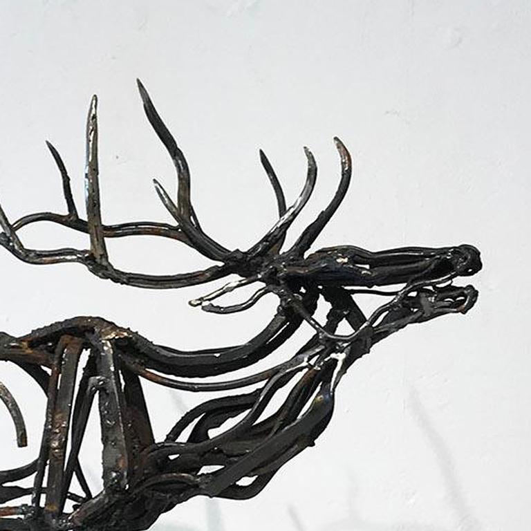 elk sculptures for yard