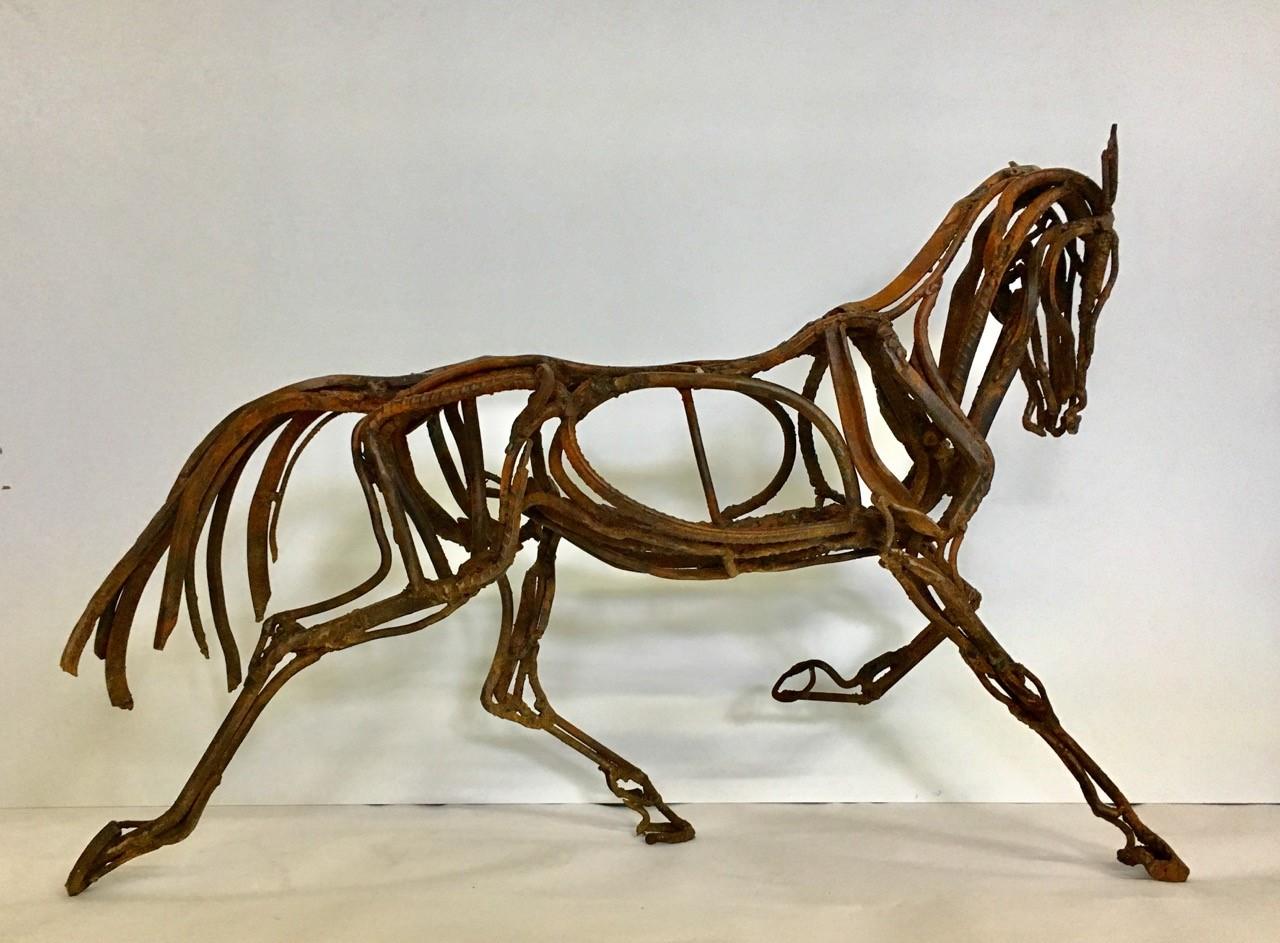 Carthartt Horse - Sculpture by Wendy Klemperer