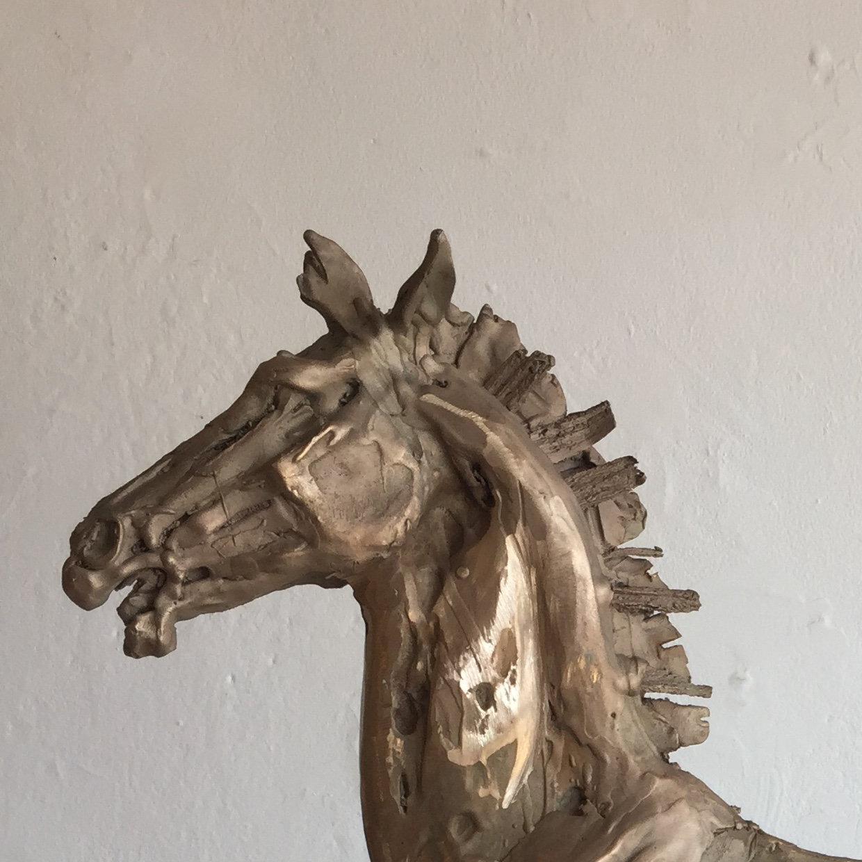 Prancing Horse - Sculpture by Wendy Klemperer