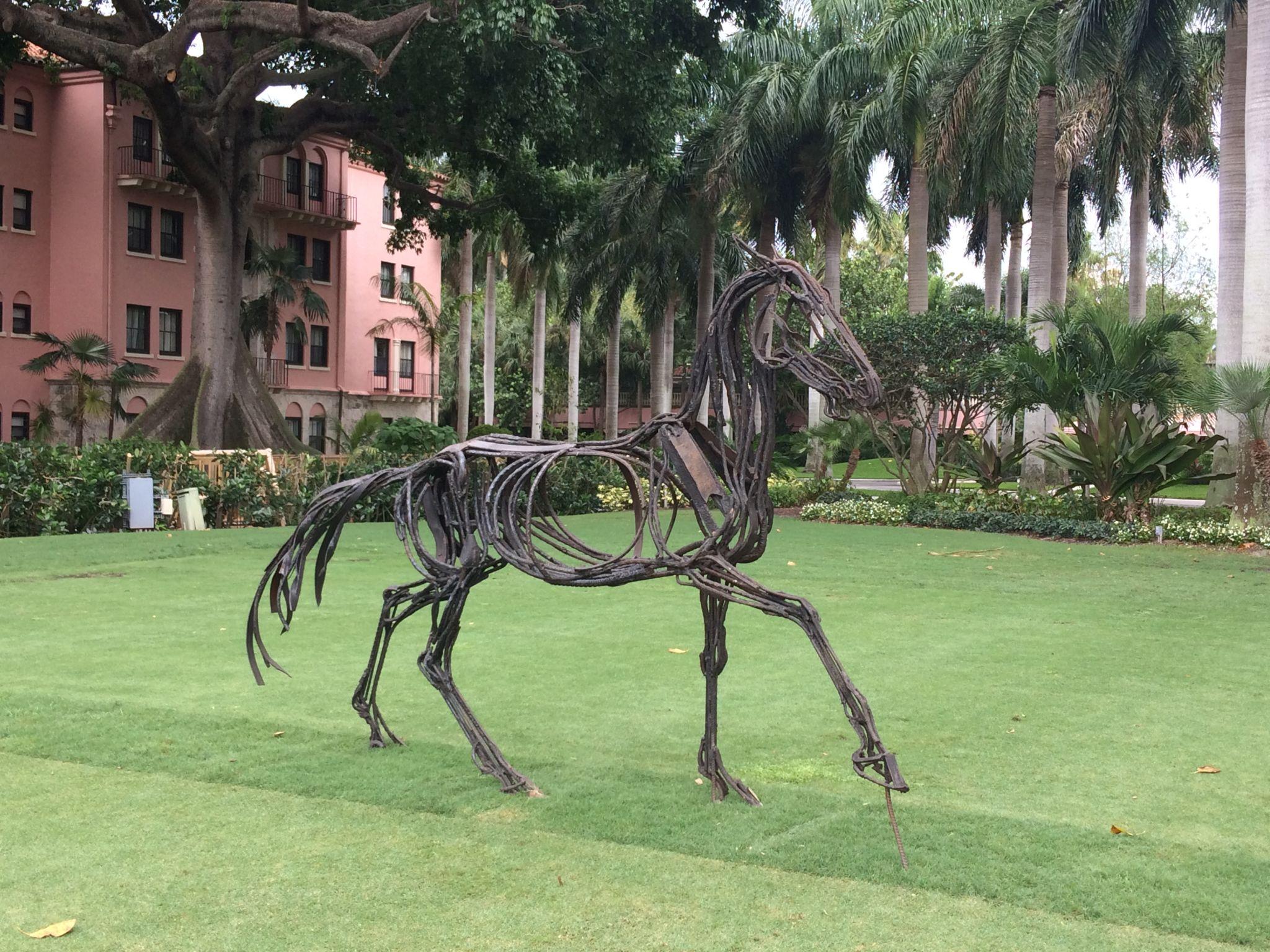 Wendy Klemperer Figurative Sculpture - Running Horse