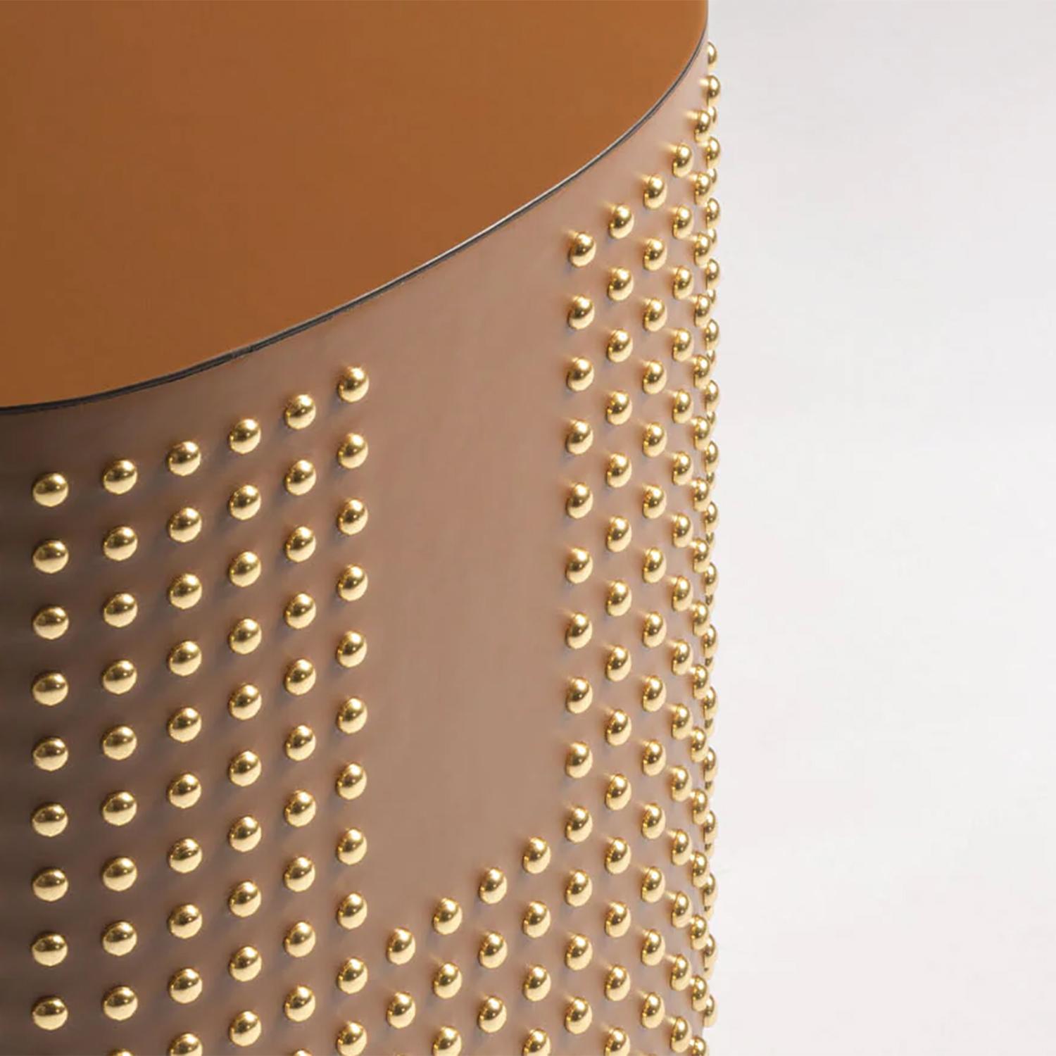 Cuir Tabouret en cuir Wendy en vente