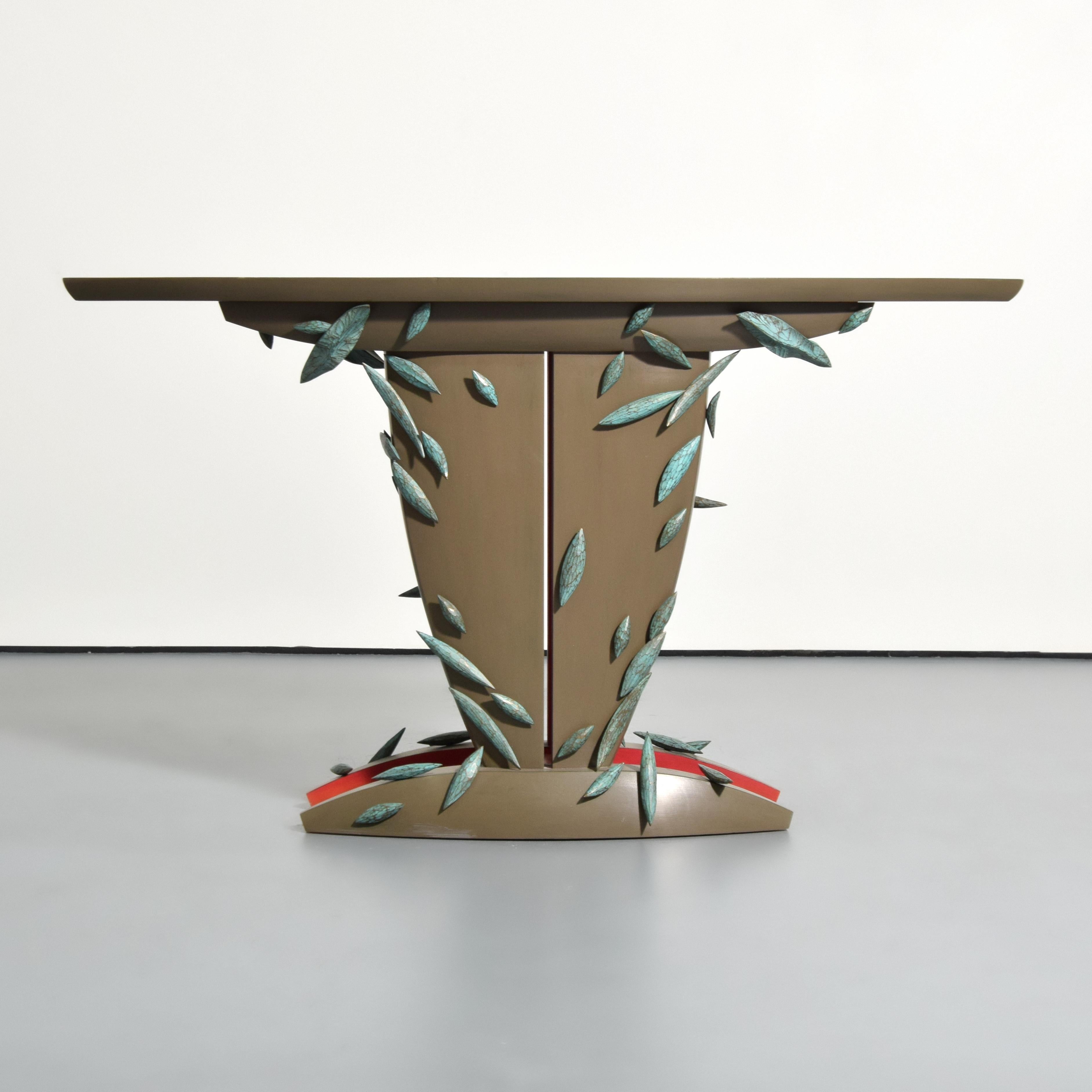 Bronze Wendy Maruyama “A Lesson in Excess from Louis XIV” Console Table For Sale