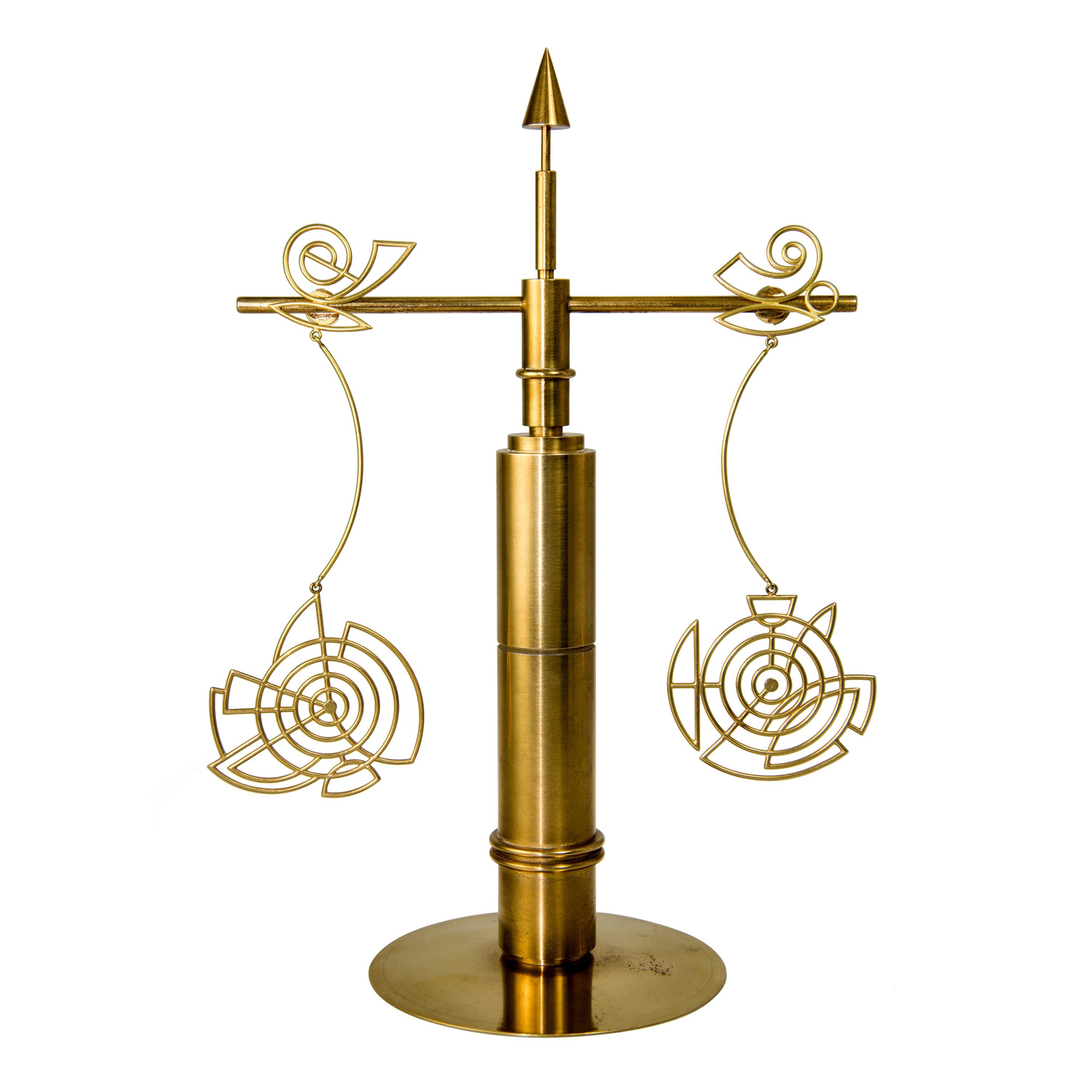 Pendentifs d'oreille en or "China Sea" de Wendy Ramshaw avec support adapté 1998 en vente