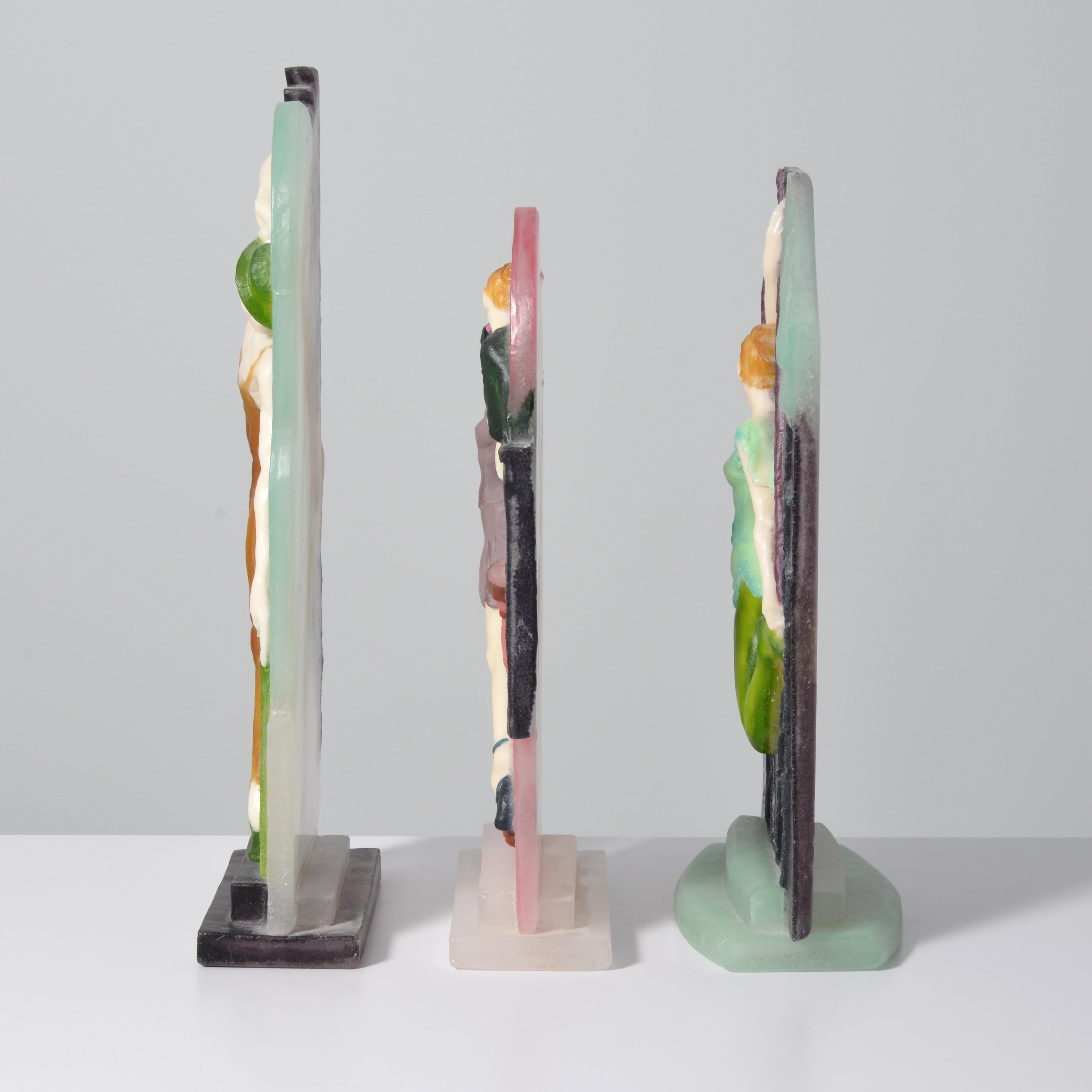 Modern Wendy Saxon Brown Sculptures, Habatat Galleries, Priced Each For Sale