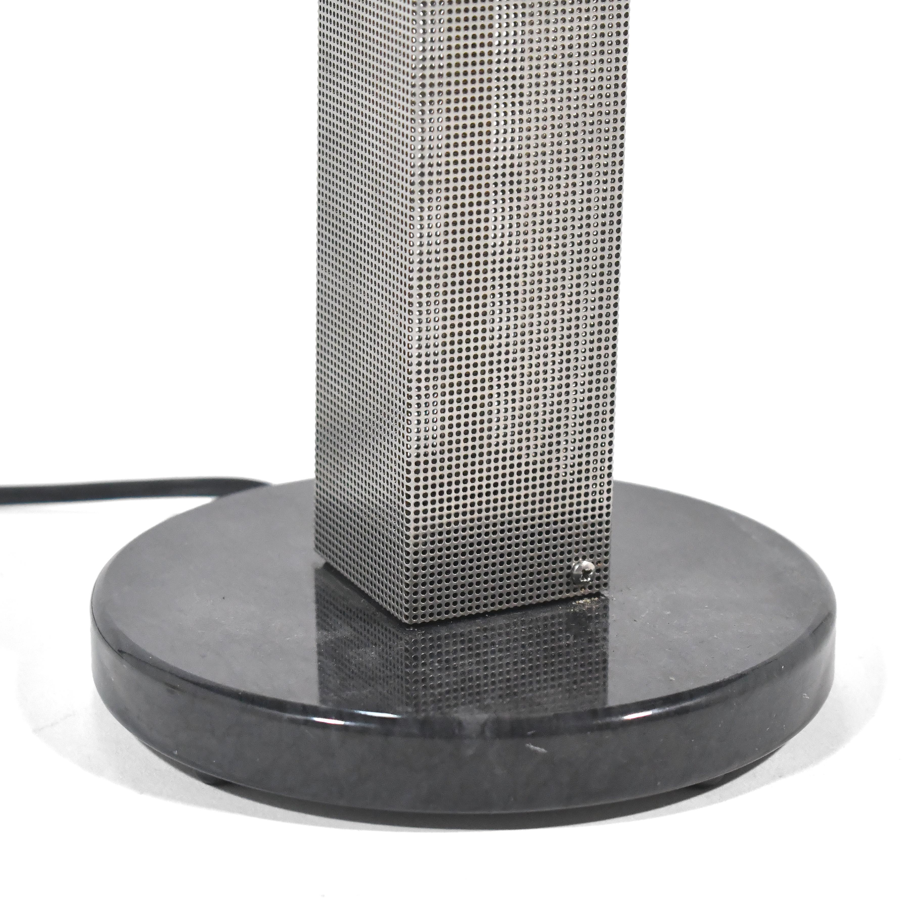 Wendy Stephens Perforated Steel Table Lamp For Sale 2
