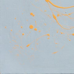 'Biomorphic Abstract, Azure and Gold', Mills College, Seattle, Shoji Hamada