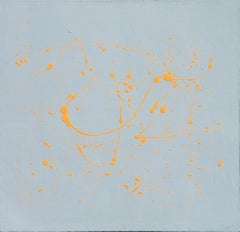 'Biomorphic Abstract, Azure and Gold', Mills College, Seattle, Shoji Hamada