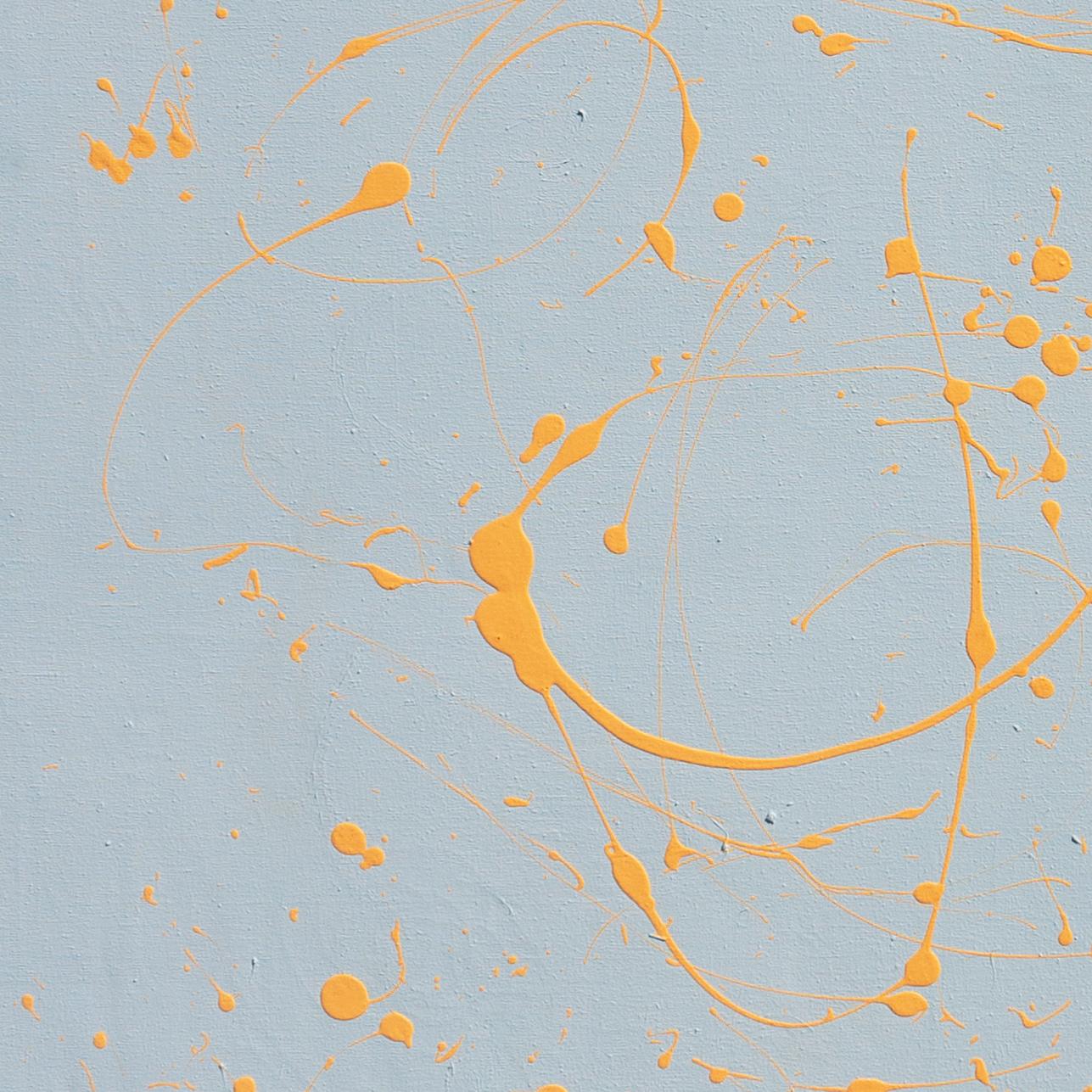 Biomorfo astratto, azzurro e oro', Mills College, Seattle, Shoji Hamada in vendita 1