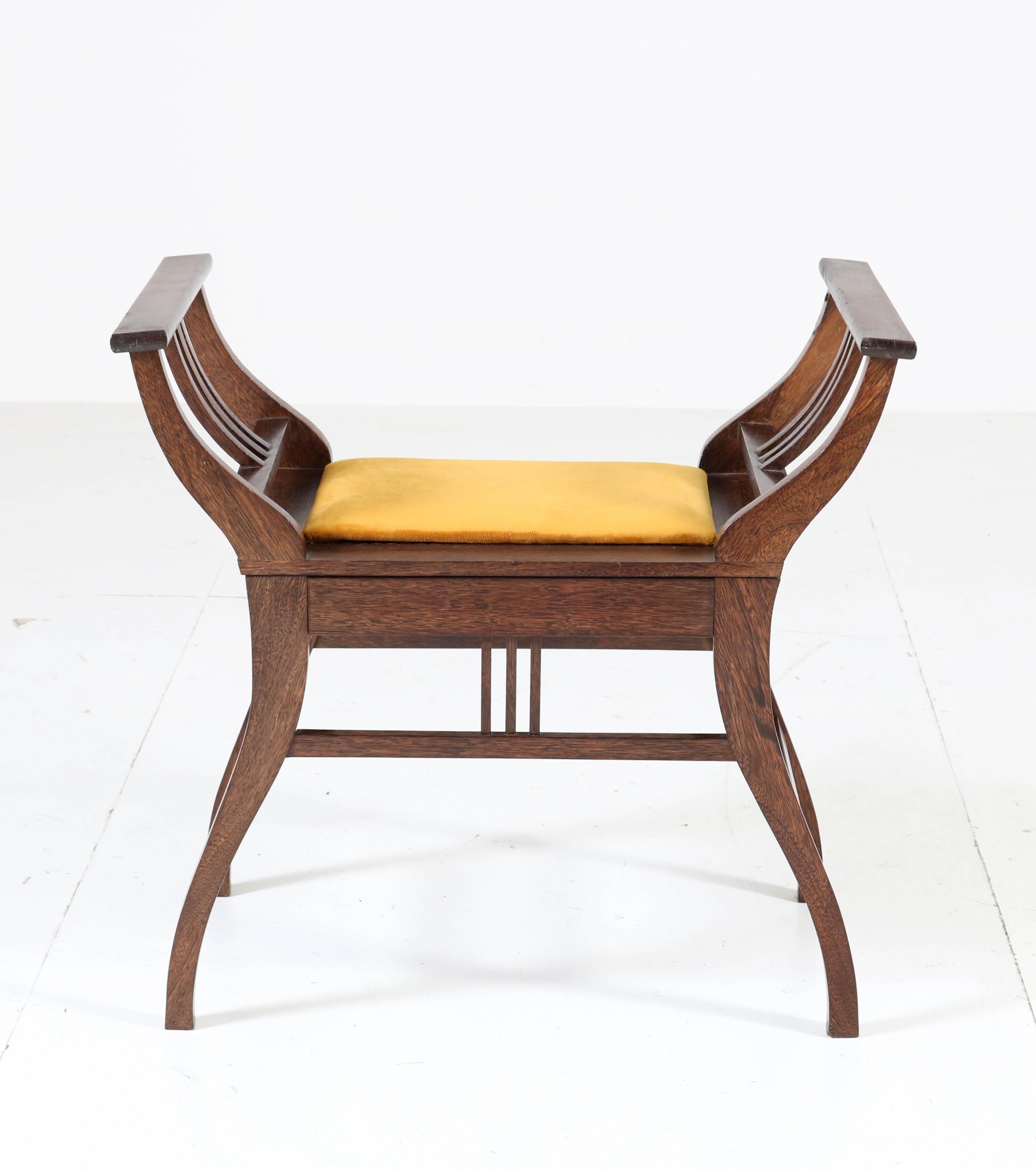 art nouveau stool