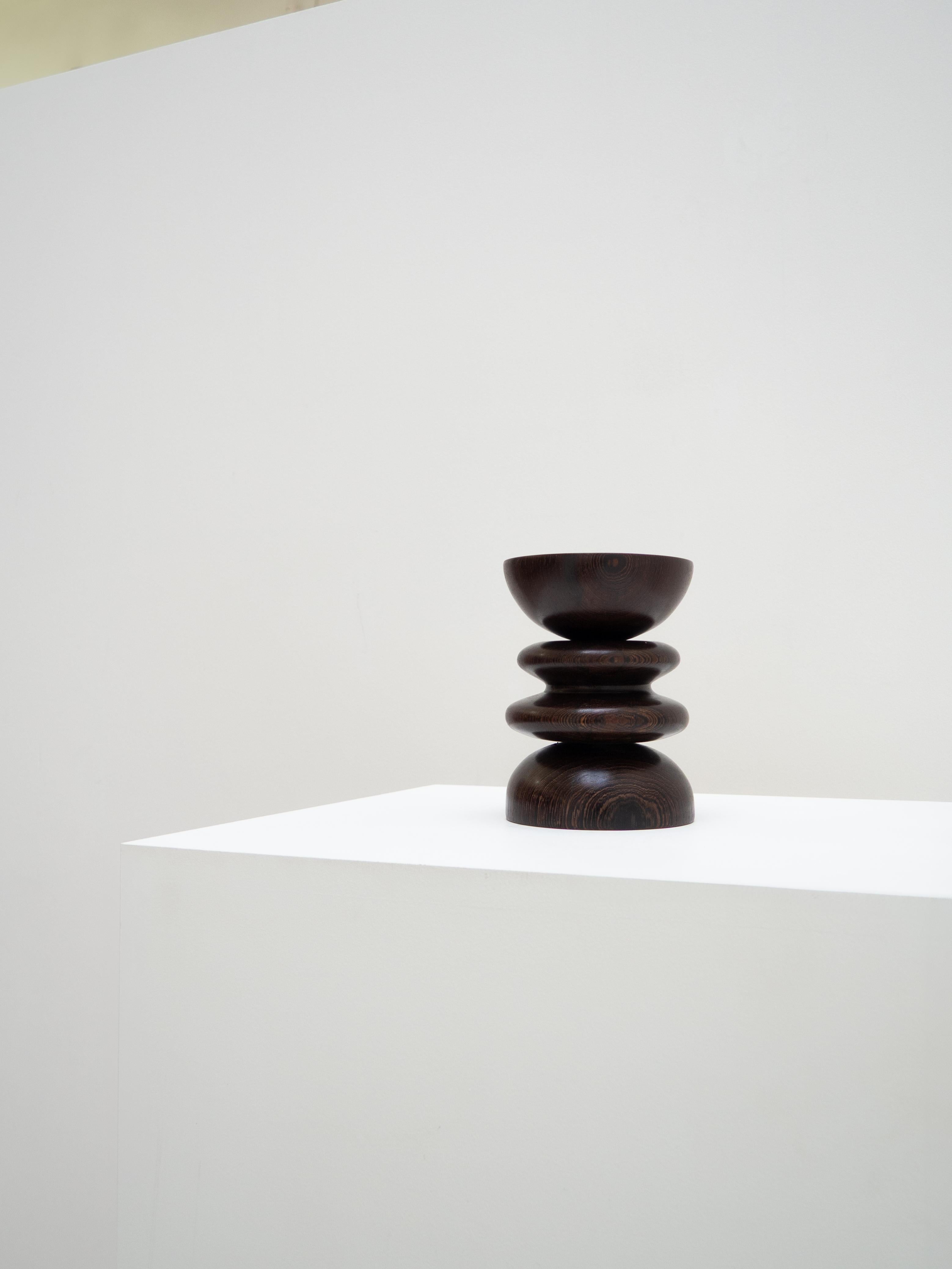 French Wenge bowl - One of a kind For Sale