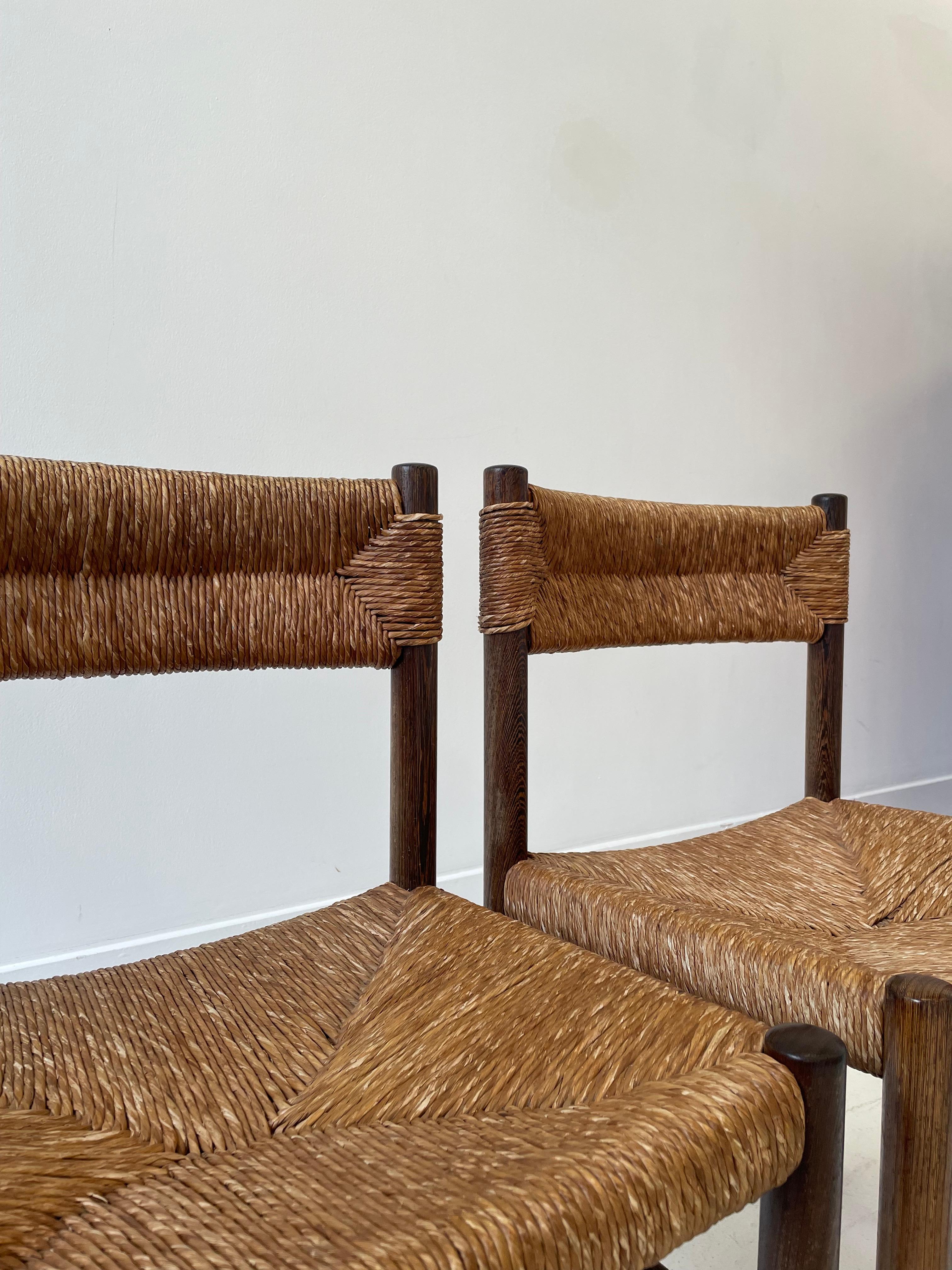 Straw Wenge Chair For Sale