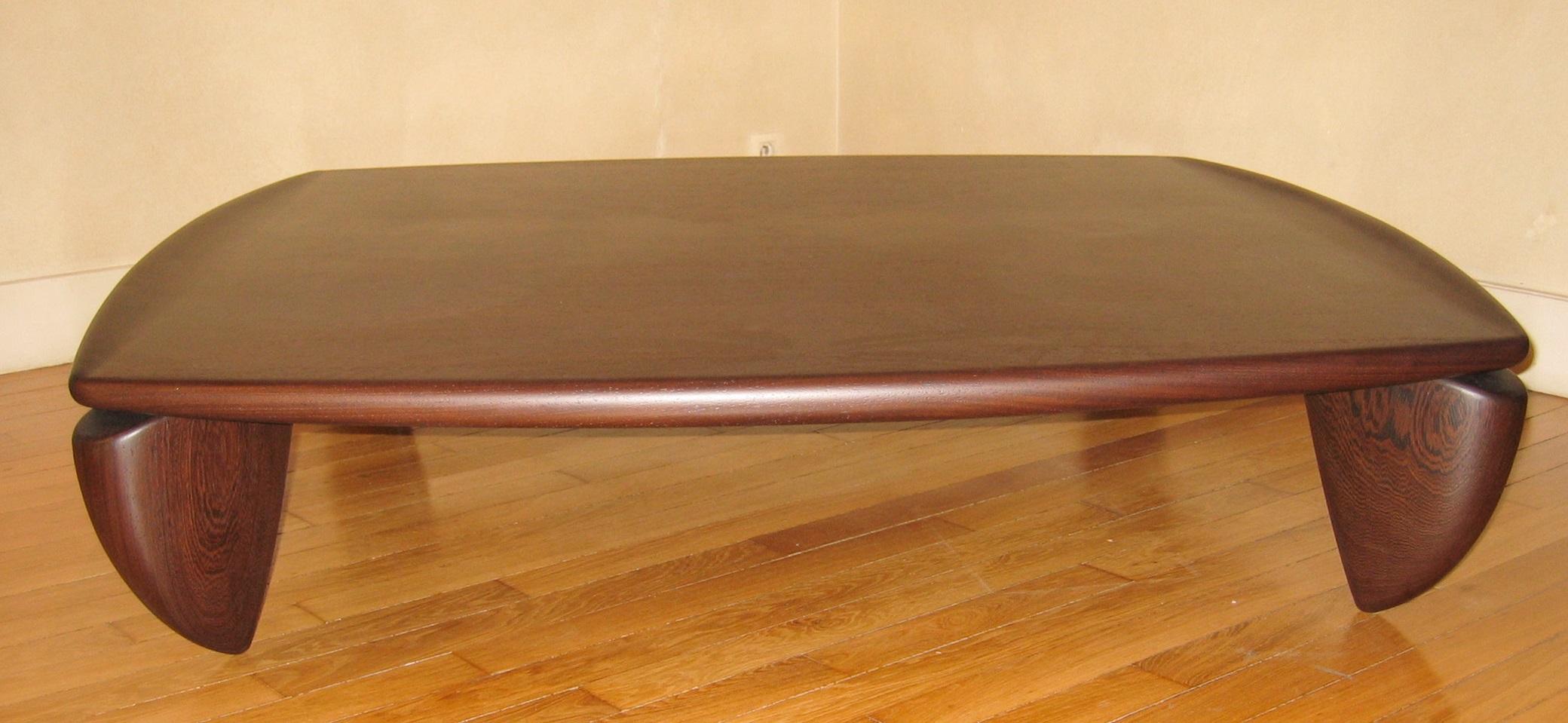 European Wenge Coffee Table For Sale