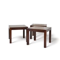 Couchtische aus Wengé, Idealheim, Dieter Waeckerlin, Schweiz, 1970er Jahre