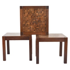 Wenge coffee tables, Idealheim, Dieter Waeckerlin, Switzerland, 1970's