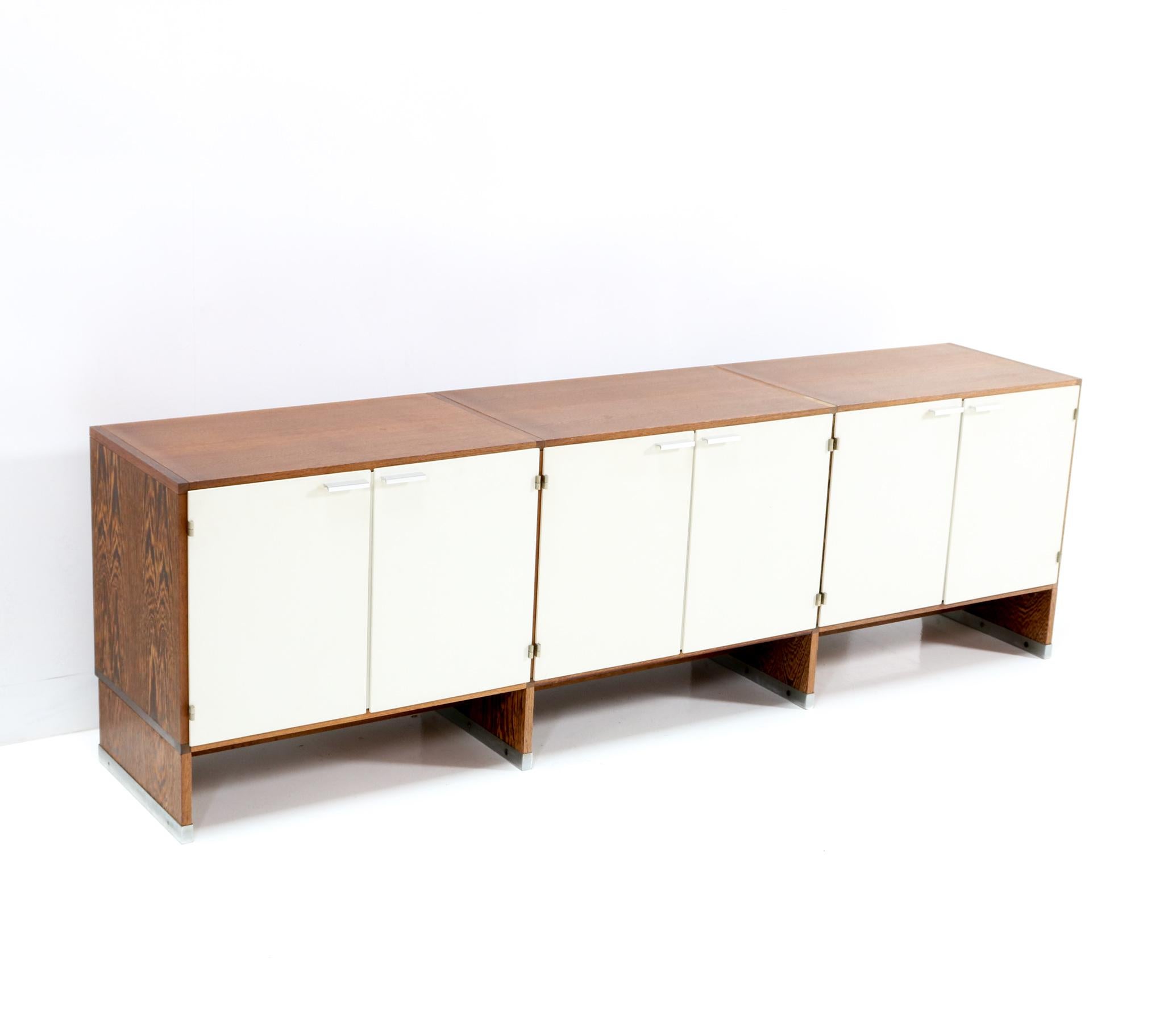 Dutch Wengé Mid-Century Modern Credenza or Sideboard by Cees Braakman for Pastoe, 1964
