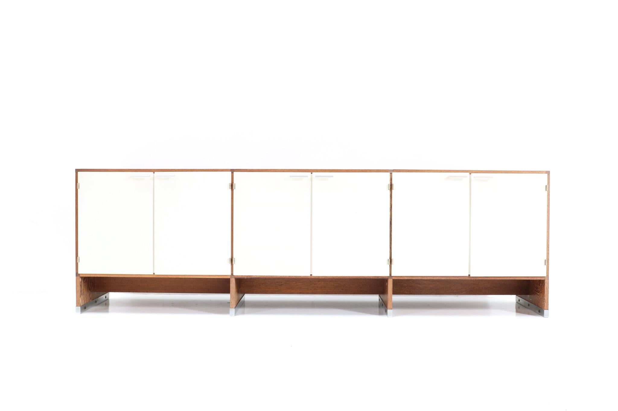 Mid-20th Century Wengé Mid-Century Modern Credenza or Sideboard by Cees Braakman for Pastoe, 1964