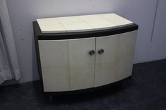 Wenge & Parchment Cabinet, 1970s