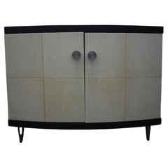 Retro Wenge & Parchment Cabinet, 1970s