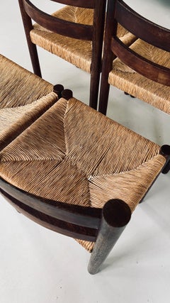 Chaises Wengé Rush set of 6