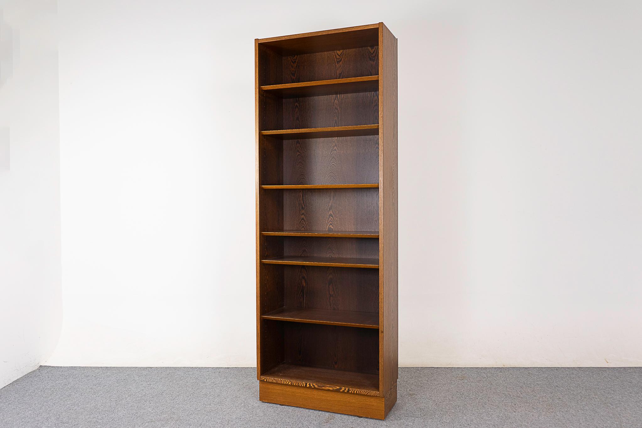 Veneer Wenge Wood Bookcase by Hundevad For Sale