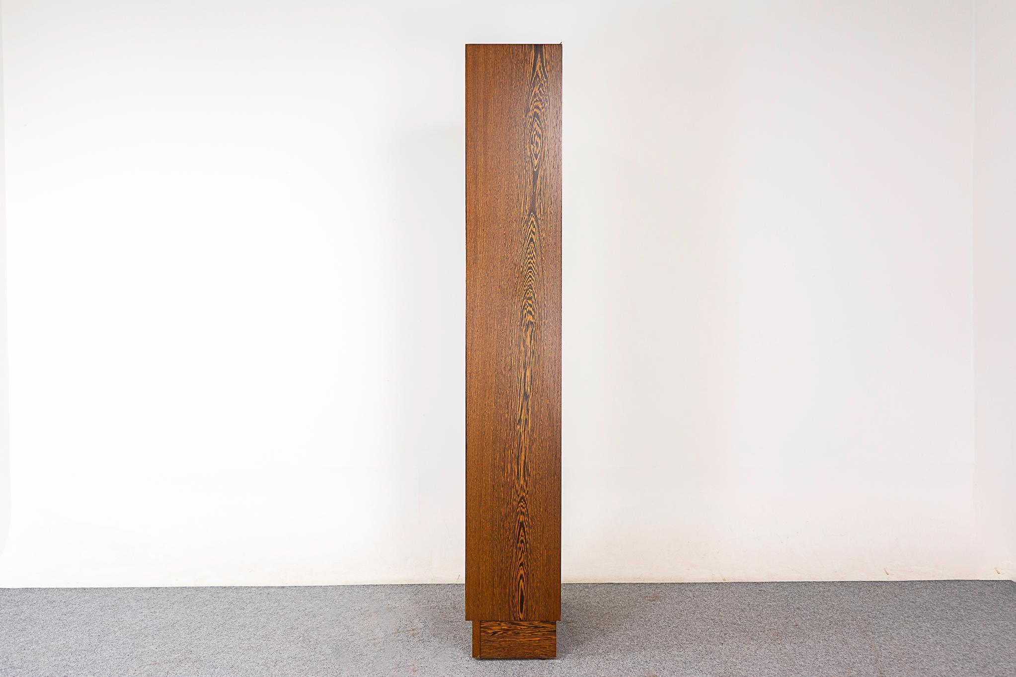 Mid-20th Century Wenge Wood Bookcase by Hundevad For Sale