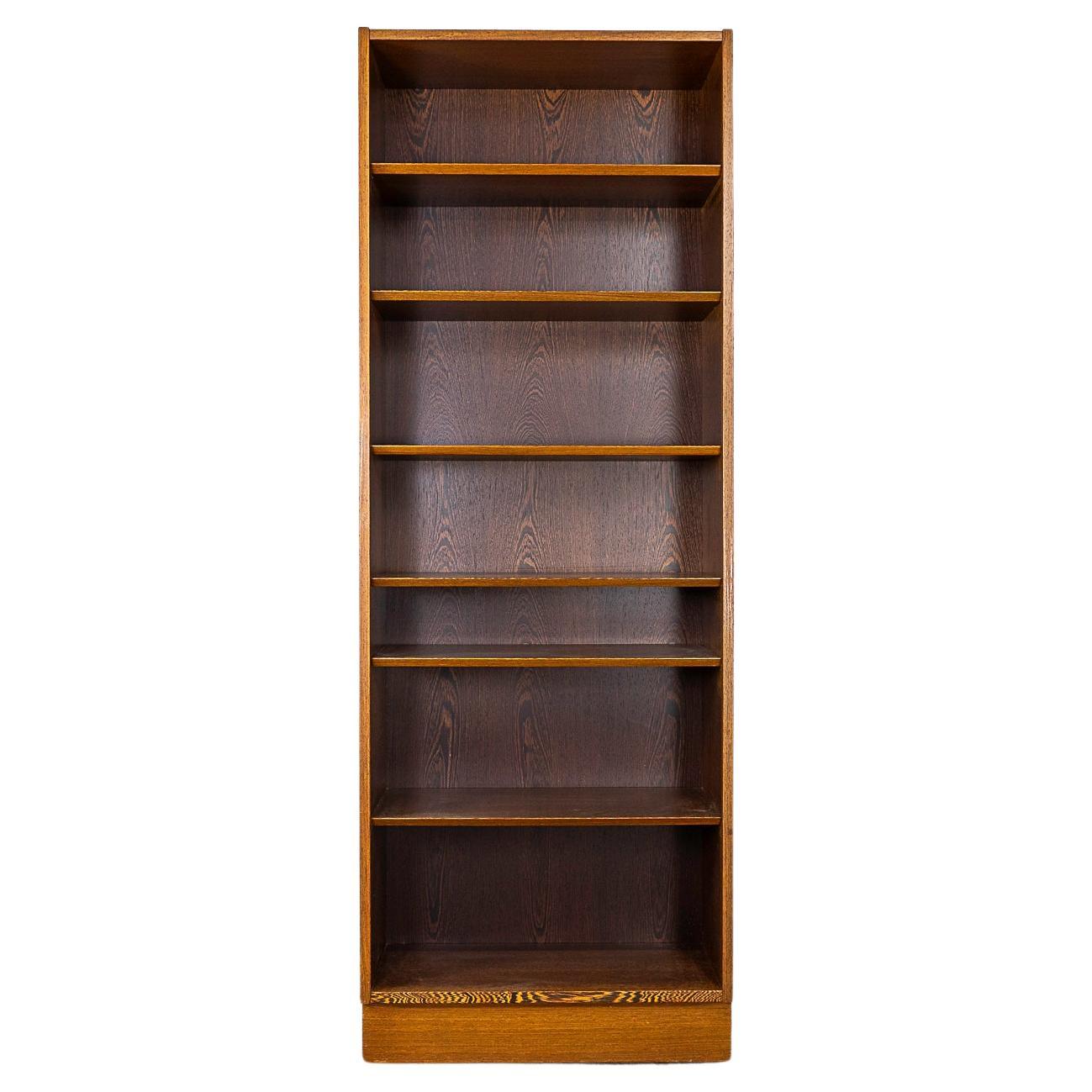 Wenge Wood Bookcase by Hundevad For Sale