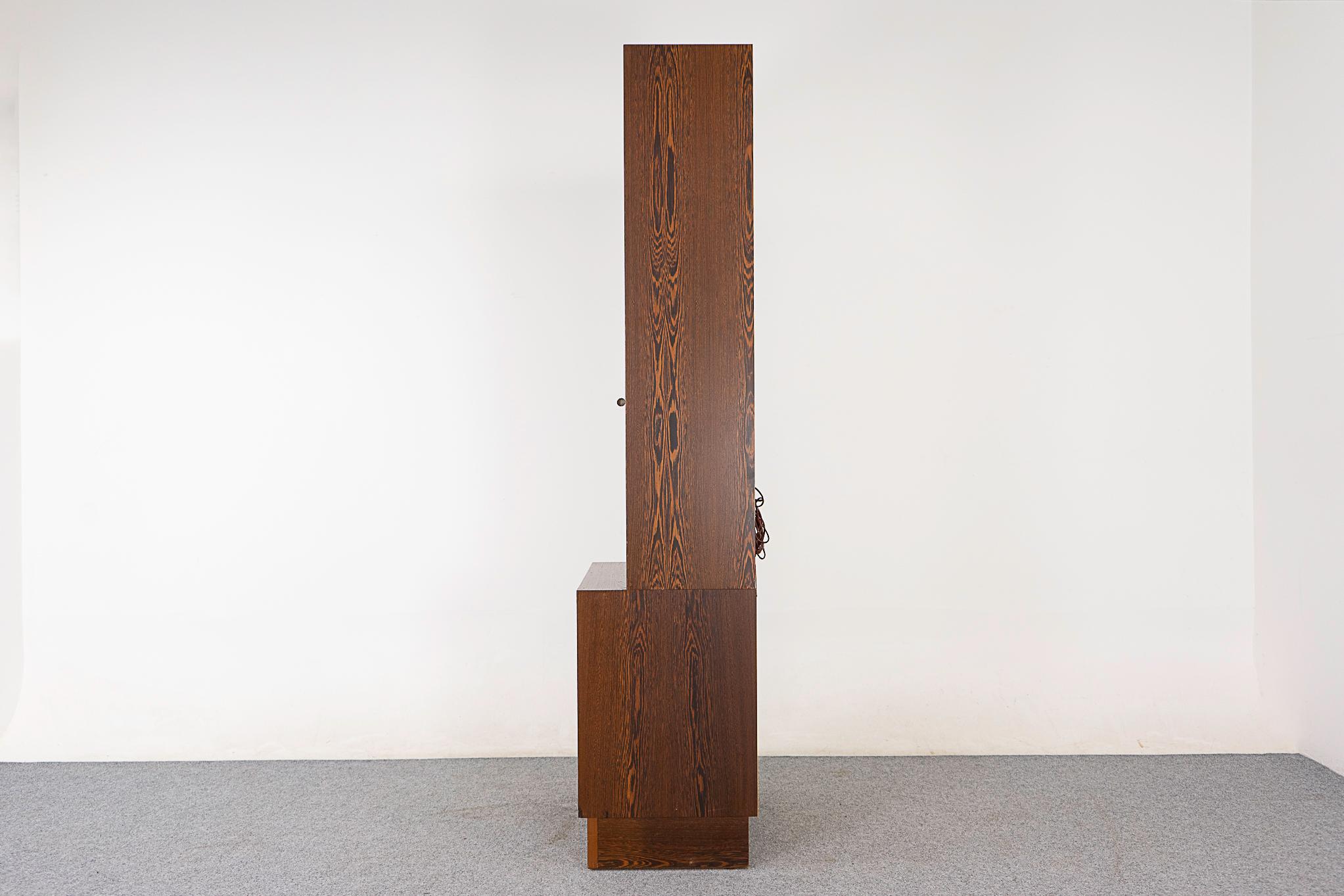 Wenge Wood Bookcase/Secretary by Hundevad For Sale 2